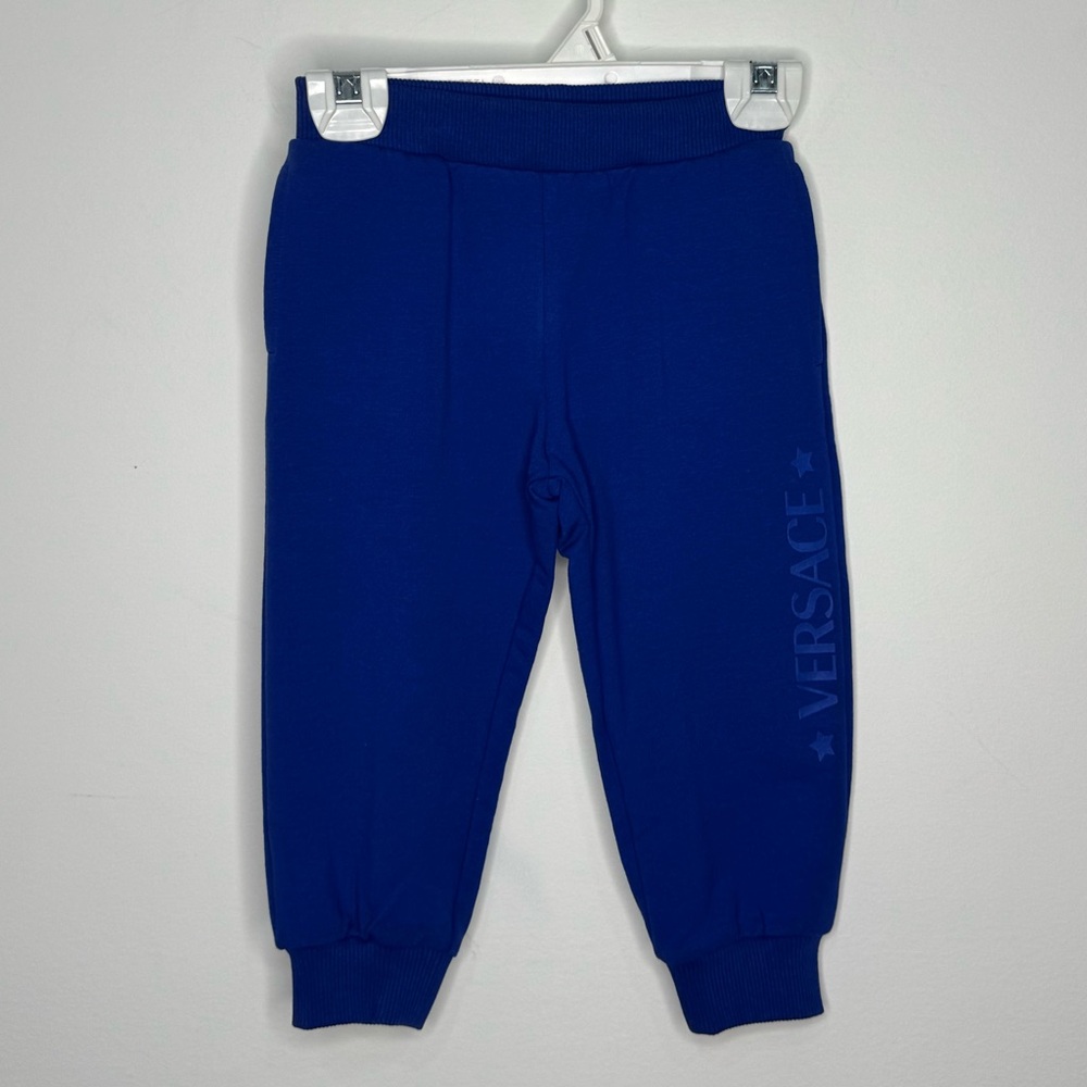 Versace Relaxed-Fit Terry Lounge Pants Blue 24M/92CM
